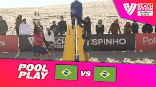 George/Andre vs. Evandro/Arthur - Pool Play Highlights | Espinho 2024 #BeachProTour