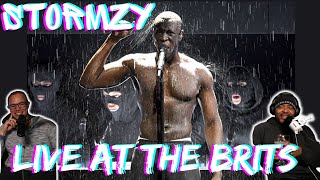 Stormzy Leaves Heart on BRITS STAGE!! | Americans React to Stormzy Live at the Brits 2018