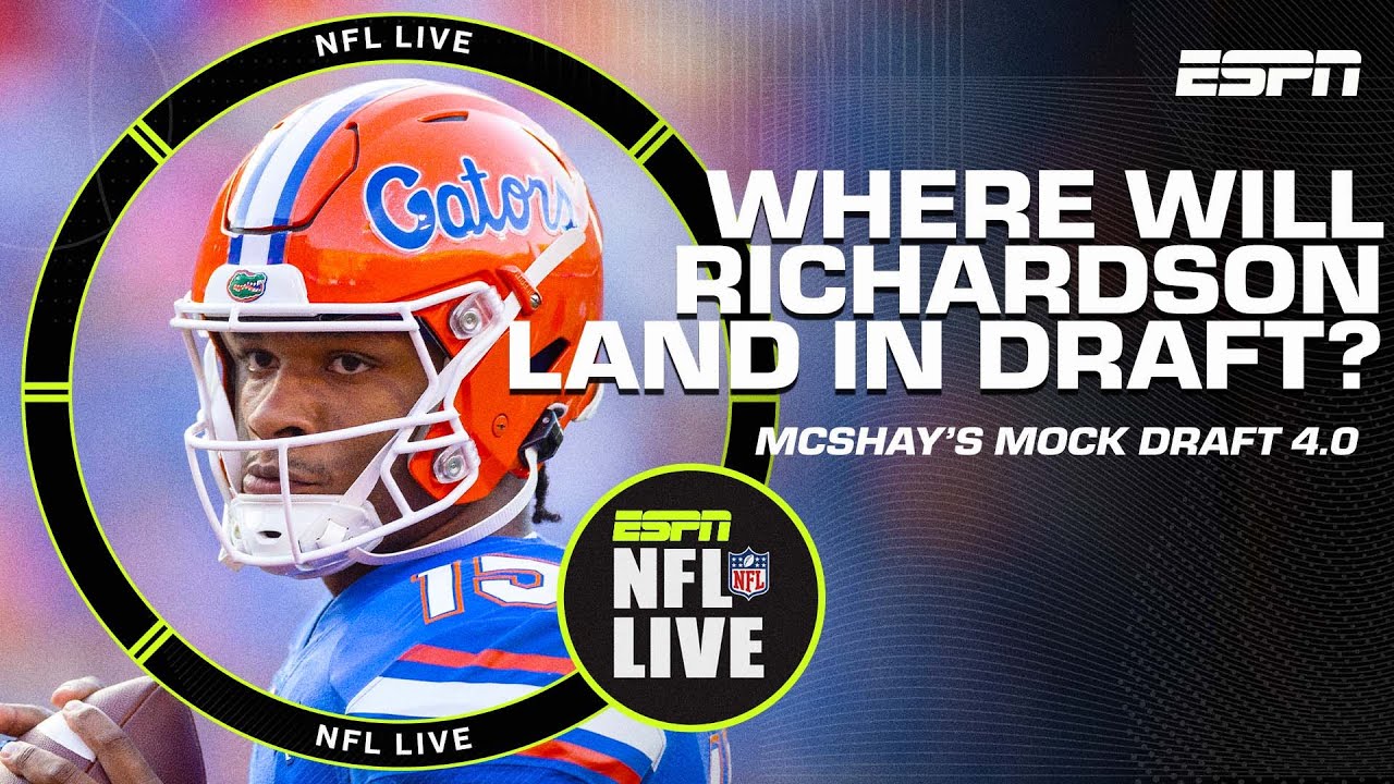 Todd McShay's Mock Draft 4.0: Colts trade up to select Anthony Richardson No. 3 overall | NFL Live
