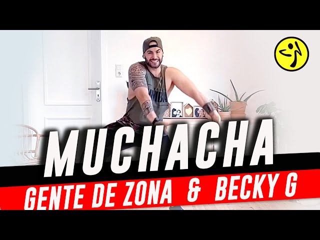 Muchacha - Gente de Zona ft. Becky G //Zumba Mega Mix 77 (zumba MM77) // ZUMBA CHOREO class=