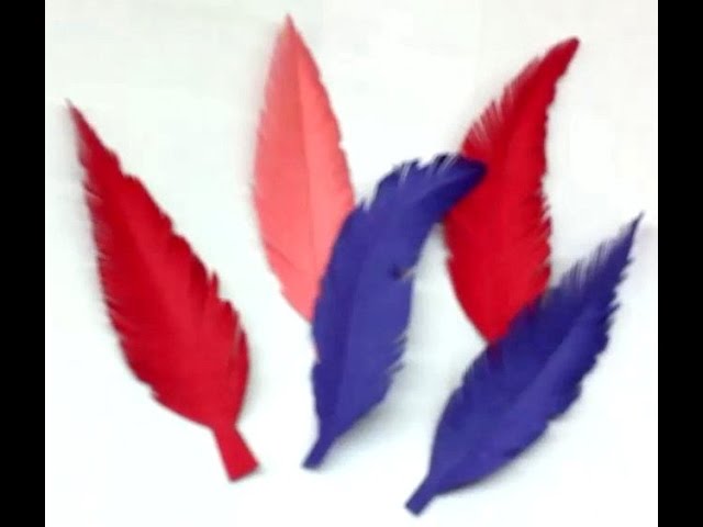 Fake Feathers, Can Be Realistic (Not Fast) · How To Make A Feather · How To  by EstherC