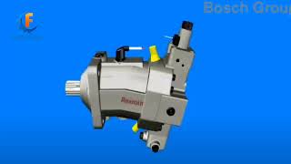 Rexroth hydraulic pump | axial variable displacement piston pump | A6VM series