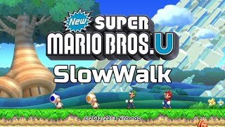 New Super Mario Bros. U - No % SlowWalk (17:13)