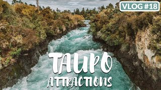 TAUPO ATTRACTIONS: HUKA FALLS, CRATERS OF THE MOON & HOT SPRINGS /// THESTYLEJUNGLE VLOG #18