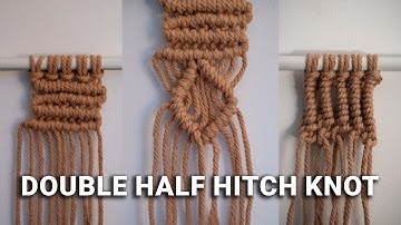 How to Tie the Double Half Hitch Knot (Macrame)