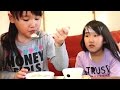 風邪でダウンな英奈姉におかゆ作って食べさせてあげる優しい妹達玲美&稚奈