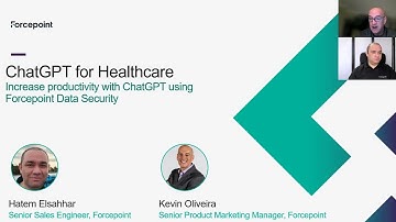 ChatGPT for Healthcare | Using ChatGPT with Forcepoint Data Security