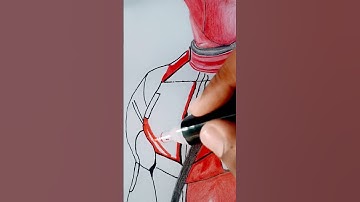 how to draw Deadpool #marvel #deadpool #shorts #shortvideo