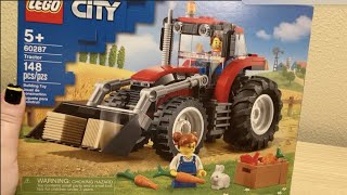 Building LEGO Tractor Set- Stop Motion