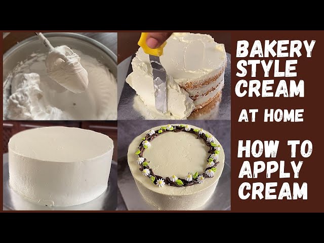 Cách để can you decorate a cake with whipped cream trang trí bánh với kem tươi