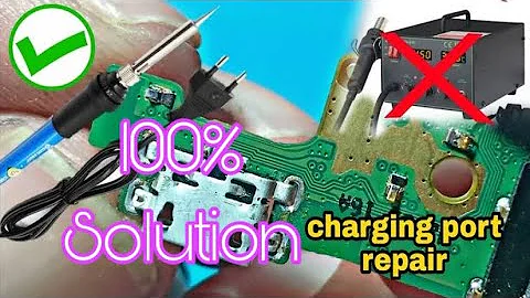 How To Replace any Smartphone USB ChargingPort Without Heat Gun properly