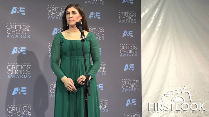 Mayim Bialik talks about where she is going to put her Critics Choice Award