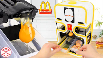 LEGO Egg Cracking & Separating Custom Machine (for McMuffin Machine)