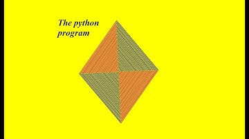 Rhombus pattern using python 2025