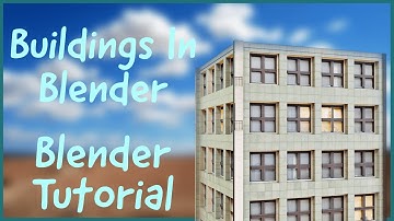 how to make buildings in blender!