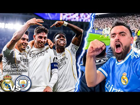 🔥 I LIVED THE MADNESS AT SANTIAGO BERNABÉU! REAL MADRID 3-0 MANCHESTER CITY
