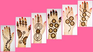 7 Most Beautiful Easy & Stylish Back Hand Mehndi Design | New Simple Mehndi lagane ka Design 2020