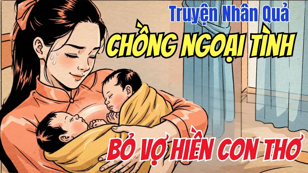Chuyện Nhân Quả: Chồng Nhẫn Tâm Ngoại Tình Bỏ Vợ Hiền Con Thơ Và Cái Kết Khiến Ai Cũng Rùng Mình