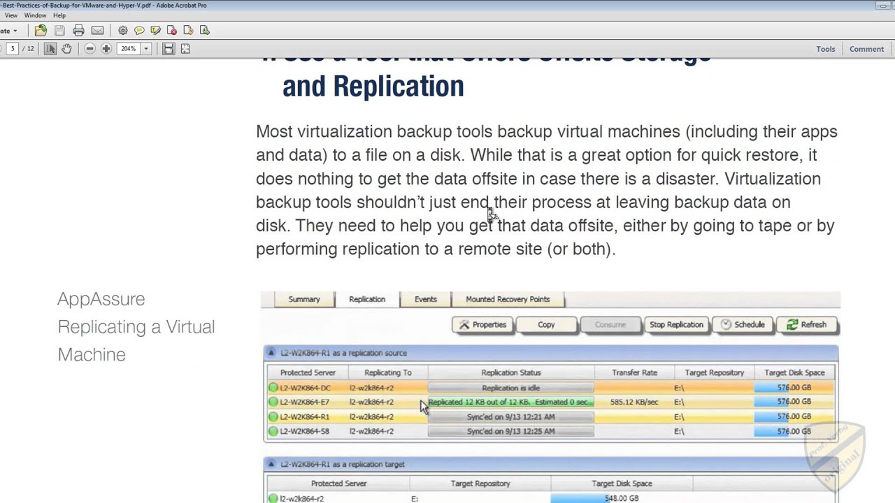 Top 10 Best Practices of Backup and Replication for VMware and Hyper-V ...