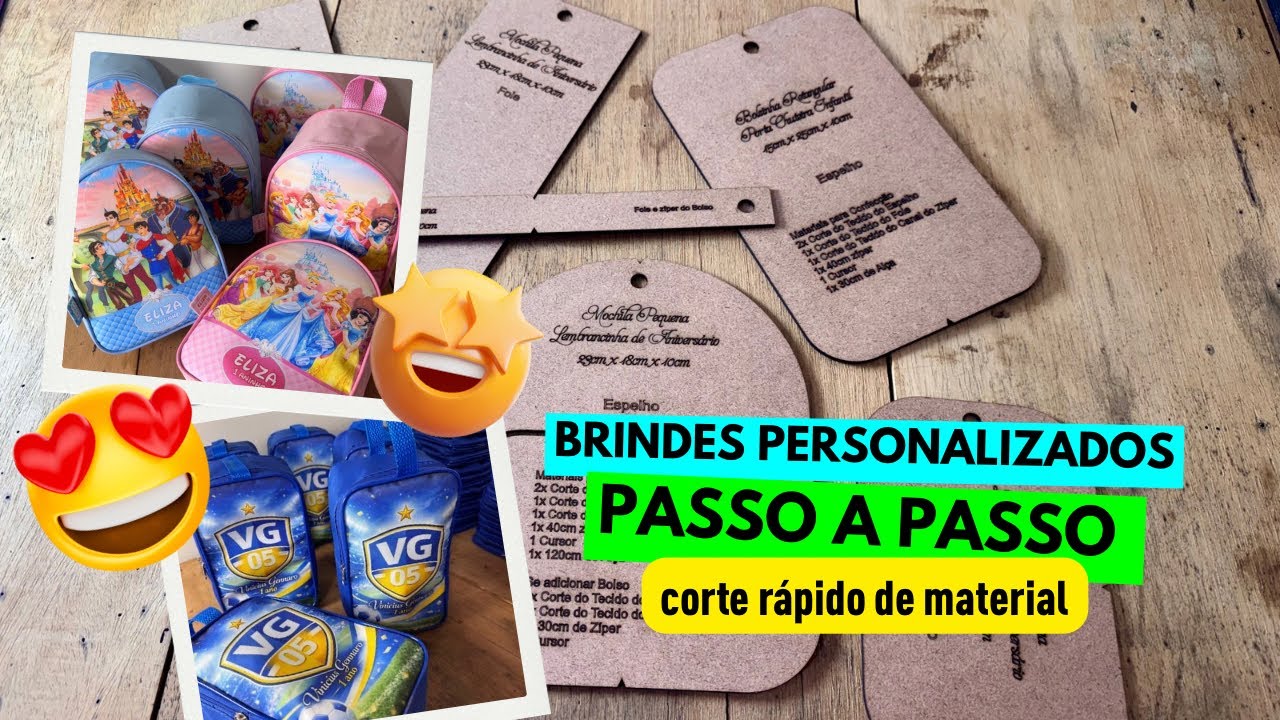 Brindes Personalizados - Como fazer o corte rápido do material para produção em atacado