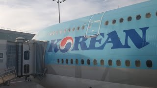 Korean Air, Boeing 747-8i, arrival in Paris CDG