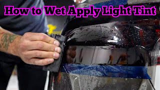 How-to Tail light Tint PPF (wet apply) - FlexiShield HDL PPF light tint