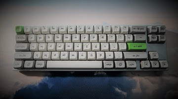 /dev/tty Elven Kit with Tealios on VA68M Typing