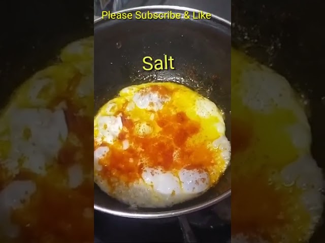 Instant recipe || special video || The egg is short class=