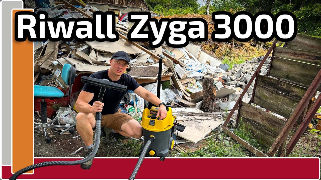 Odkurzacz przemysłowy Riwall Zyga 3000 - Test i porównanie do Karcher WD3