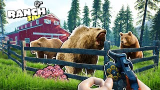 ADOTEI um URSO SELVAGEM! Ranch Simulator