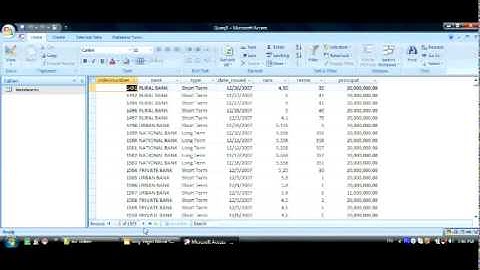 How to Create a Select Query in Microsoft Access