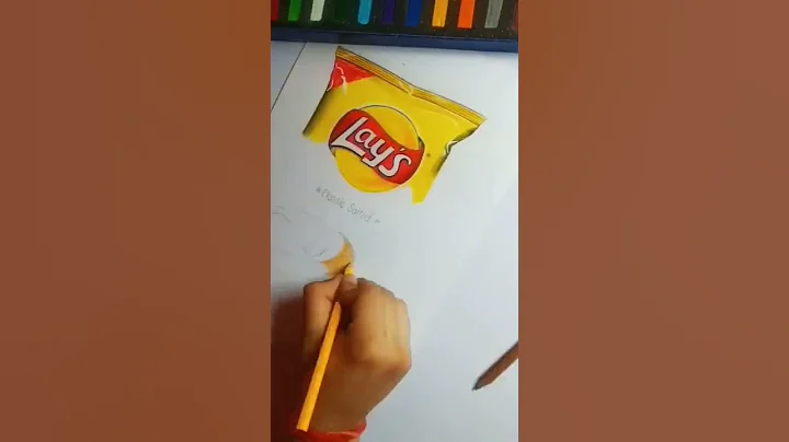 Lays realistic 3d drawing#shorts #art #realistic #kachhabadam #anjaliarora #viral#drawing