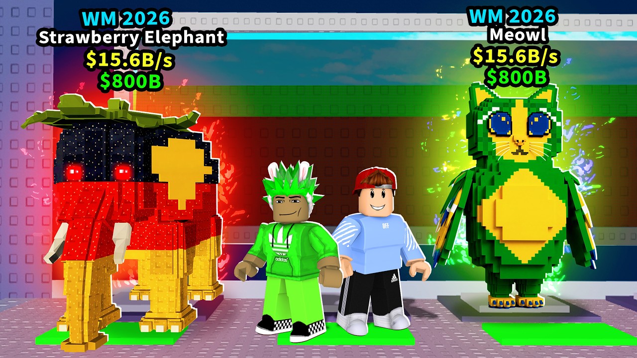 ich bekomme SELTENES WM BRAINROT in Steal a Brainrot!