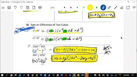 P.5 Factoring Polynomials