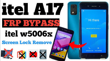Itel A17 Frp Bypass | itel (W5006x) Frp Bypass | Itel A17 frp Bypass Without PC 2025