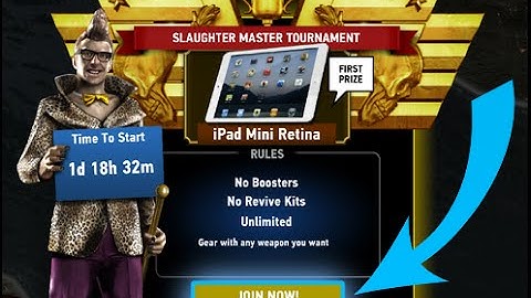 WIN an iPAD Mini in Dead Trigger 2 (iOS & Android) + 10 FREE Vouchers worth 50Gold