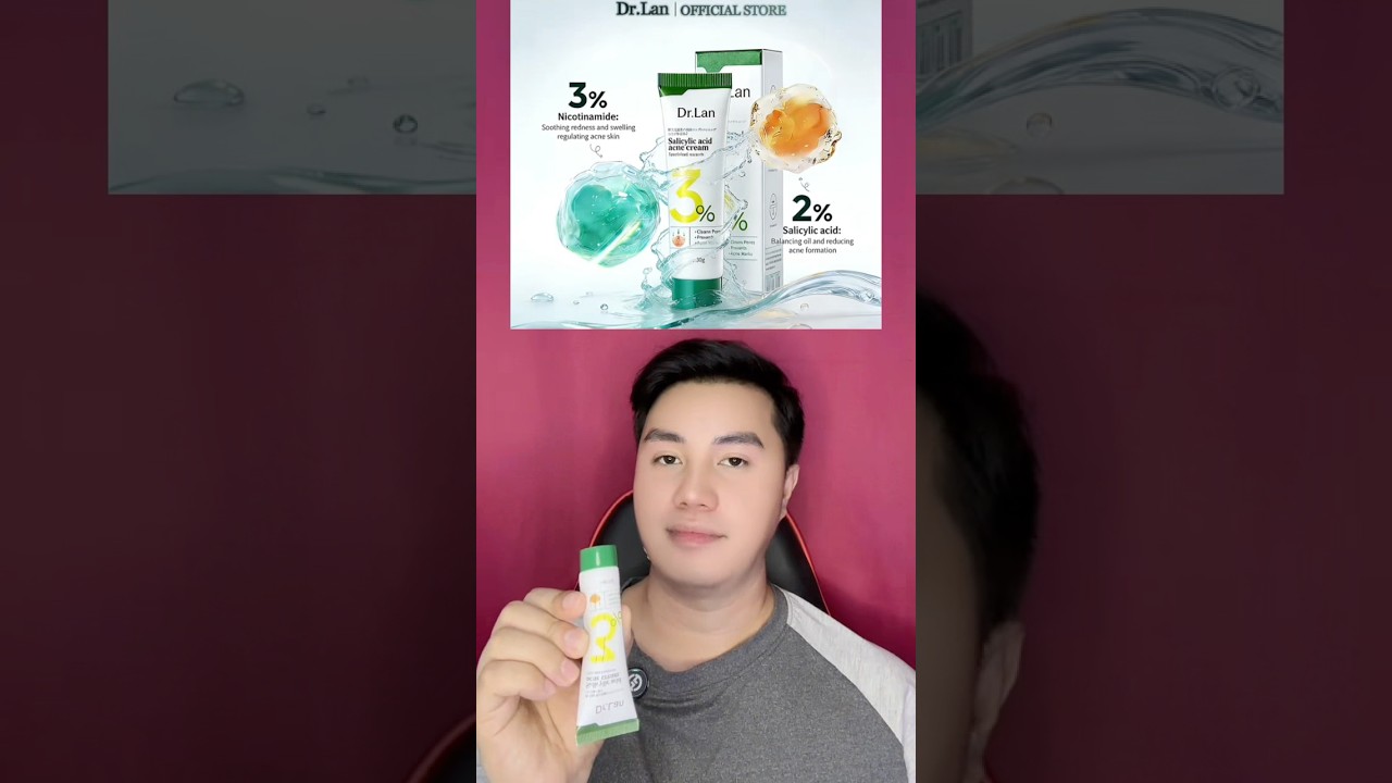 Less acne,more confidence try this Dr.lan Salicylic acid acne cream. #sephestantv