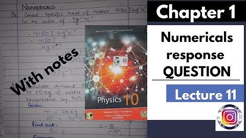 Numerical Response Questions| Chap1|Class 10| National Book Foundation