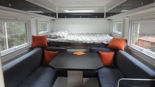 4WD MAN Overland expedition camper, Part 1: INTERIOR, detailed