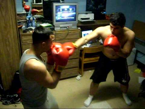 ESU Boxing in the dorm