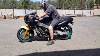 Yamaha FZR1000 1987 Test Ride