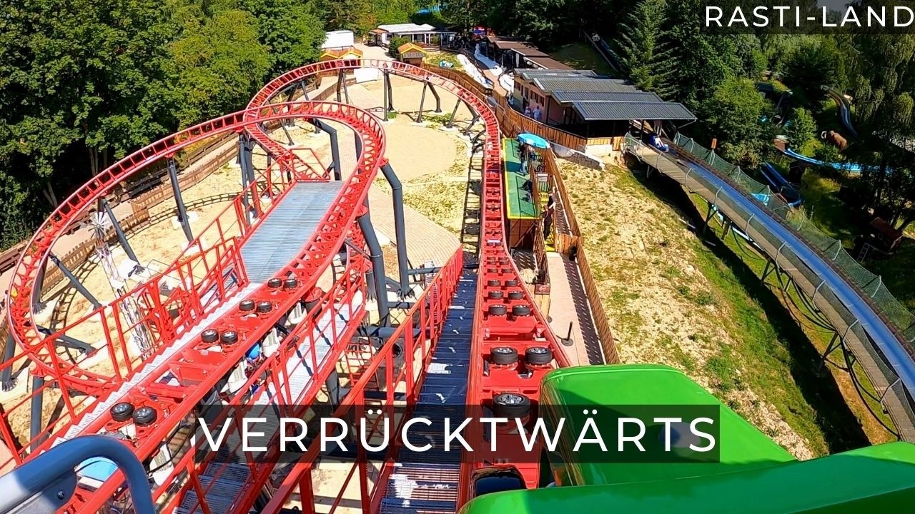 Verrücktwärts | Rasti-Land | OnRide POV - Boomerang Achterbahn / Shift Gear Coaster