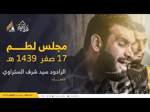 مجلس لطم الرادود سيد شرف الستراوي 17 صفر 1439 ه مساء كربلاء المقدسة