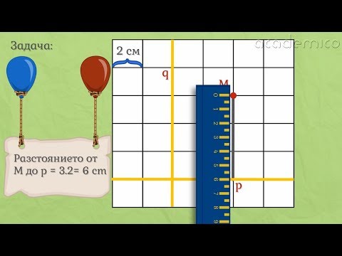 Видео: Как да намерим разстоянието от точка до права линия