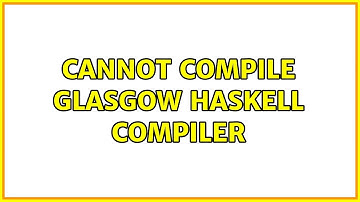 Ubuntu: Cannot compile Glasgow Haskell Compiler
