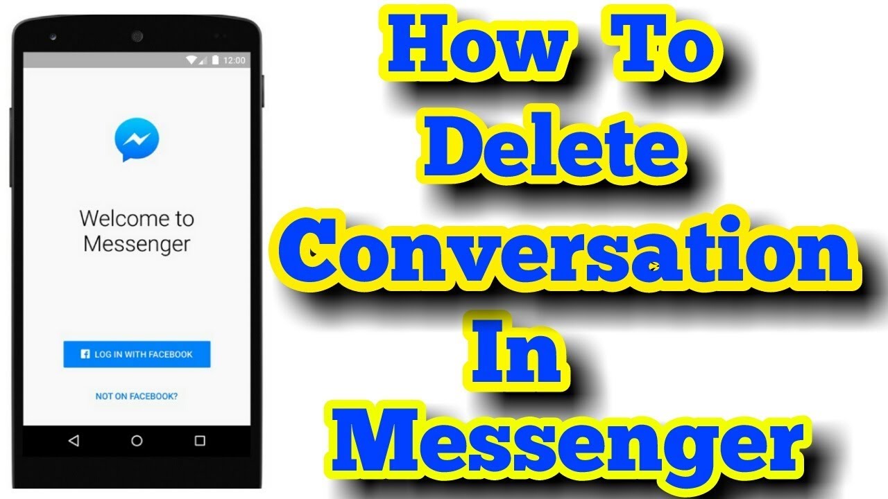 How To Delete A Conversation In Messenger YouTube