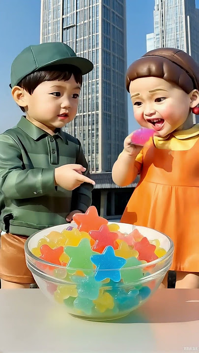 Toddler “Cupcake Clink Ritual #squidgame #funny #asmr #cute#ai