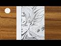 How to draw Goku Ultra Instinct || Goku Ultra Instinct Drawing Tutorial || Anime character drawing