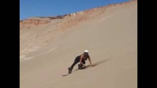 SANDBOARD EN SAN PEDRO DE ATACAMA - Desierto de Atacama .