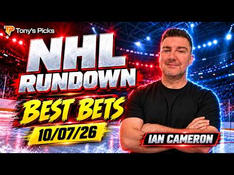NHL Rundown Best Bets, Wednesday 10/7/26
